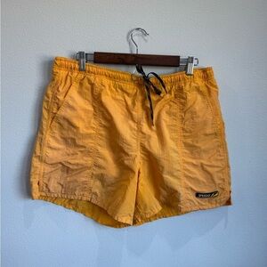 Speedo Men's Bright Yellow/Orange Swim Trunks